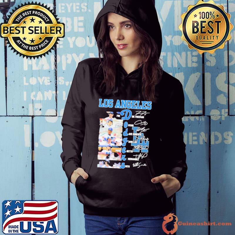 MLB Los Angeles Dodgers All Team Members Signatures Shirt Hoodie