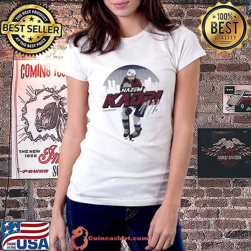 Nazem Kadri Canadian professional ice hockey player Colorado Skyline T-Shirt