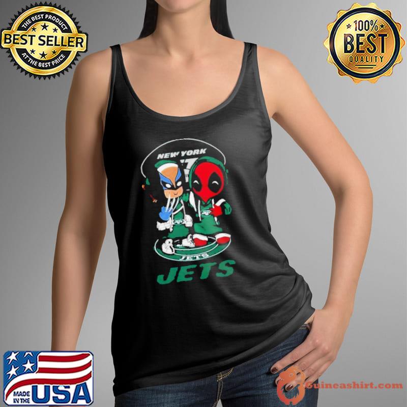 New York Jets Marvel Wolverine Deadpool True Friends shirt