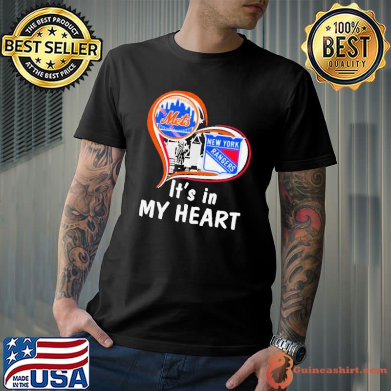 New York Mets and Rangers it’s in my heart s Unisex