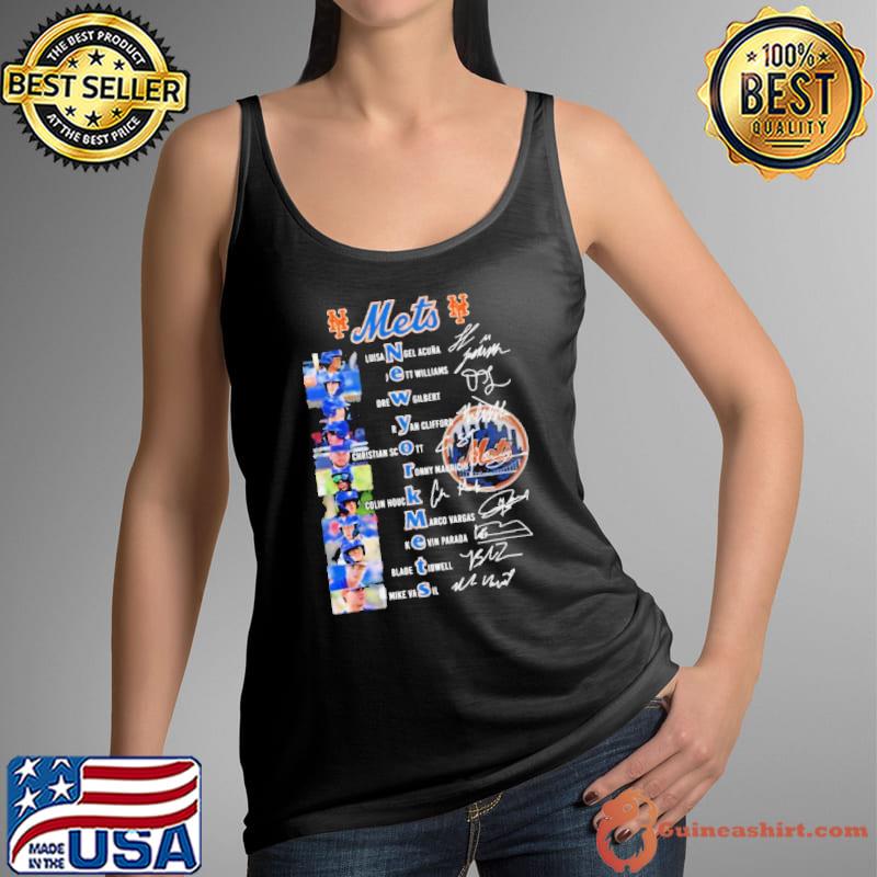 New York Mets Team Players 2024 Signatures Shirt