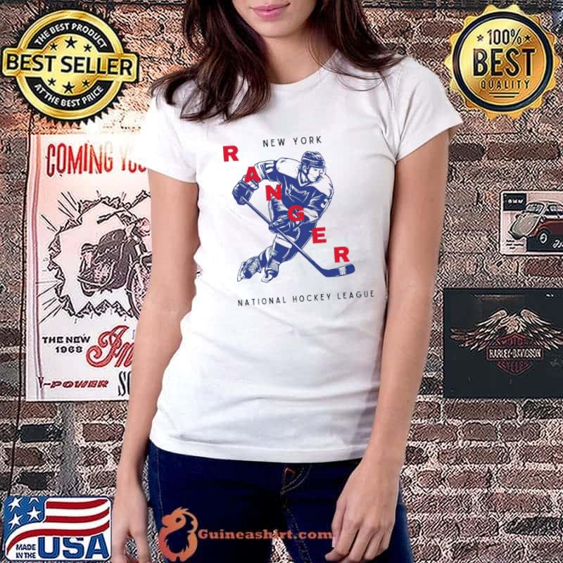New York Rangers vintage player NHL team shirt