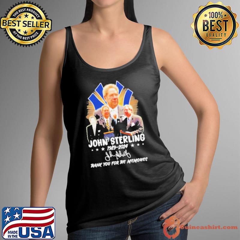 New York Yankees John Sterling 1989-2024 Thank You For The Memories Shirt Tank Top
