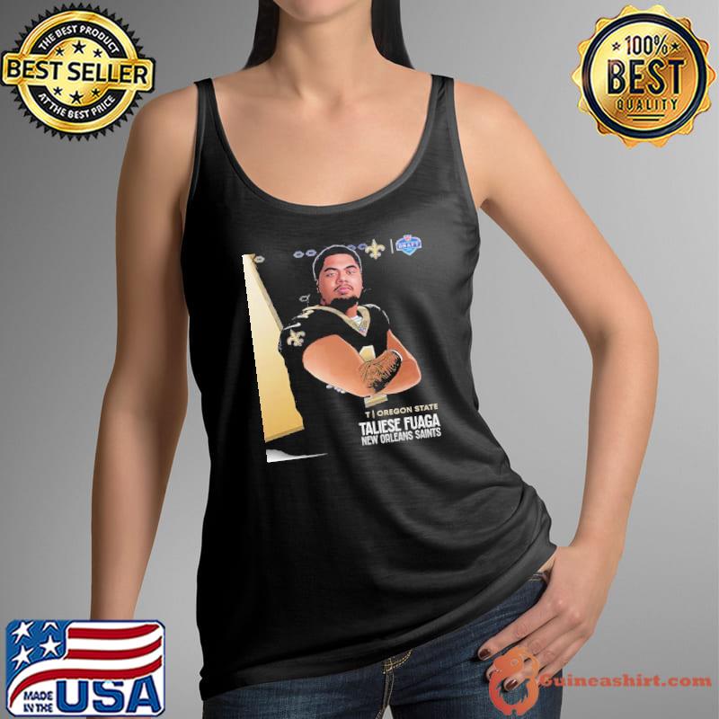 NFL Draft 2024 Oregon State Taliese Fuaga New Orleans Saints s Tank Top