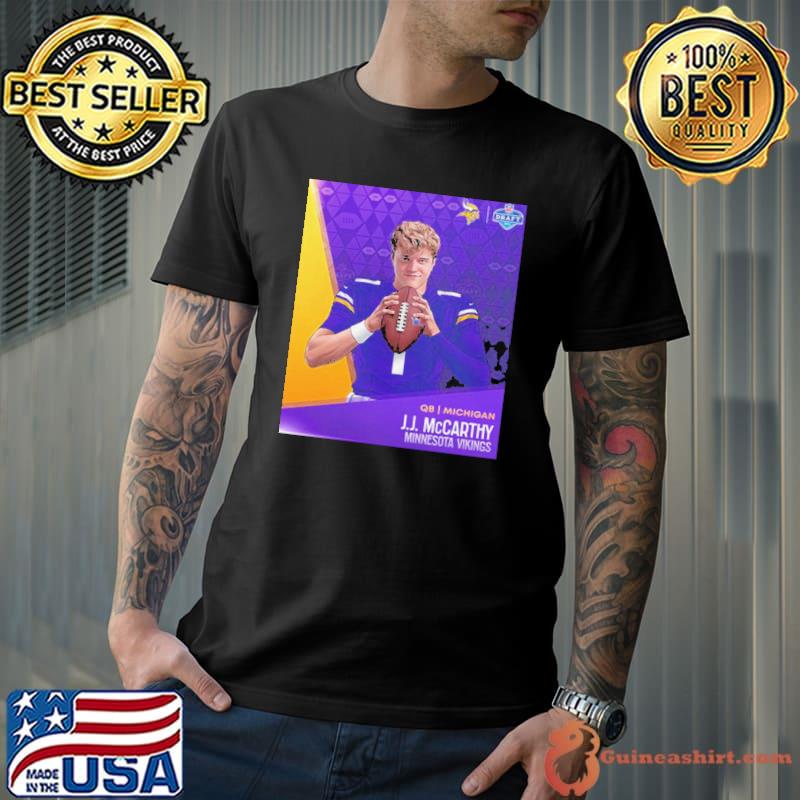 NFL Draft 2024 QB Michigan J J McCarthy Minnesota Vikings From National Champ to top 10 pick shirt