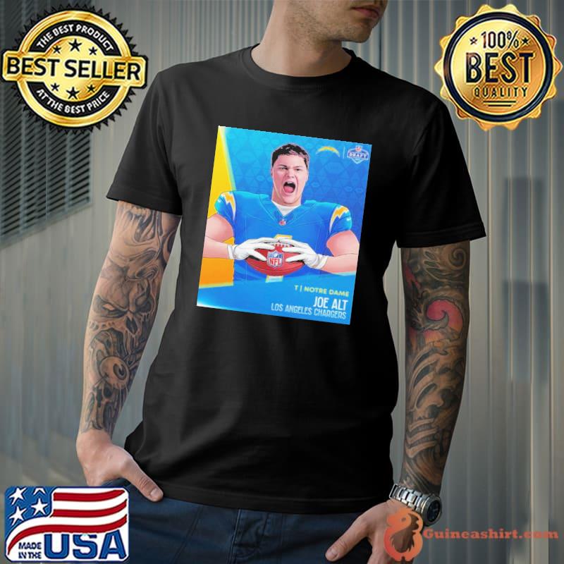 NFL Draft 2024 T Notre Dame Joe Alt Los Angeles Chargers shirt