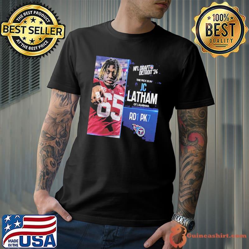 NFL Draft Detroit 24 The Pick Is In Michael Penix Jr Of Tennessee Titans QB Washington Picks 7 Round 1 shirt