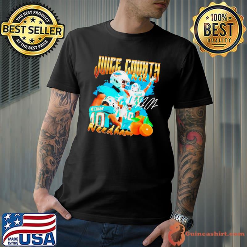 NFL Miami Dolphins Juice County Nik Needham Signature Shirt