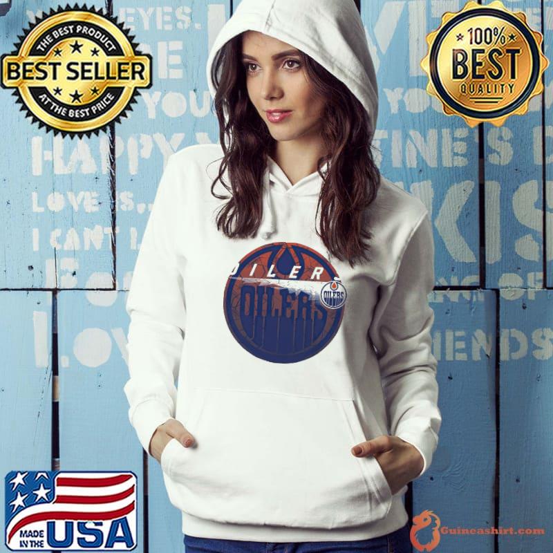 NHL Edmonton Oilers Cracked Ice Hockey s Hoodie