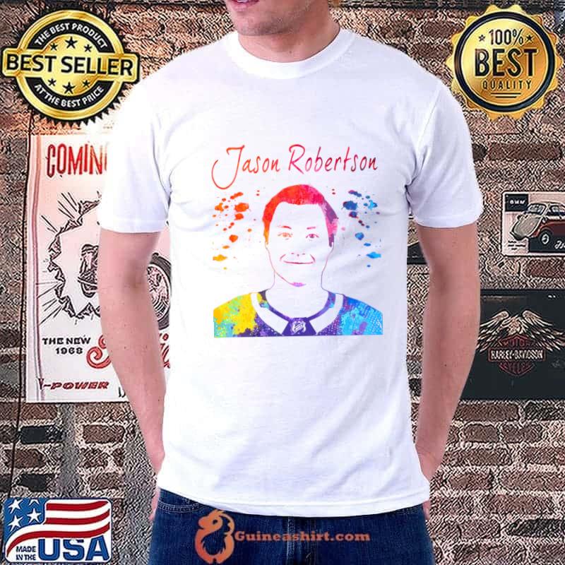Nice jason Robertson American professional ice hockey left winger T-Shirt