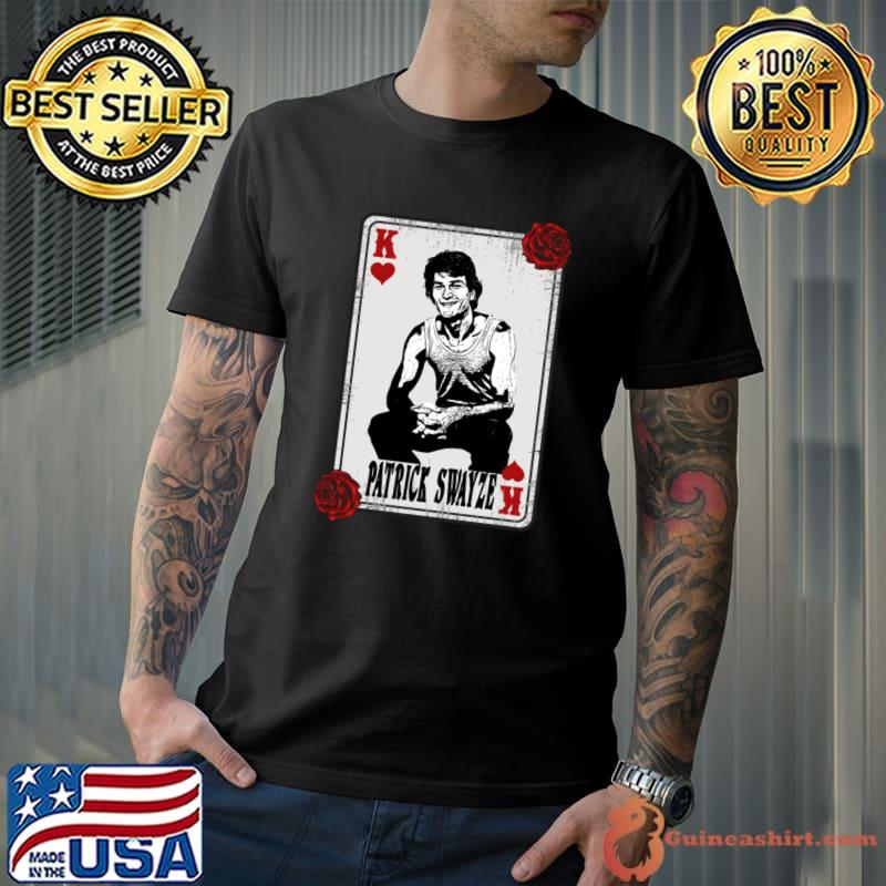 Nice vintage Card Patrick Swayze American actor dancer and singer-songwriter T-Shirt Unisex