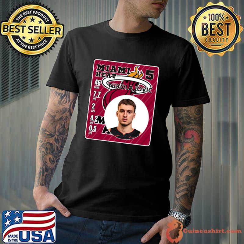 Nikola Jović Serbian professional basketball player for the Miami Heat T-Shirt