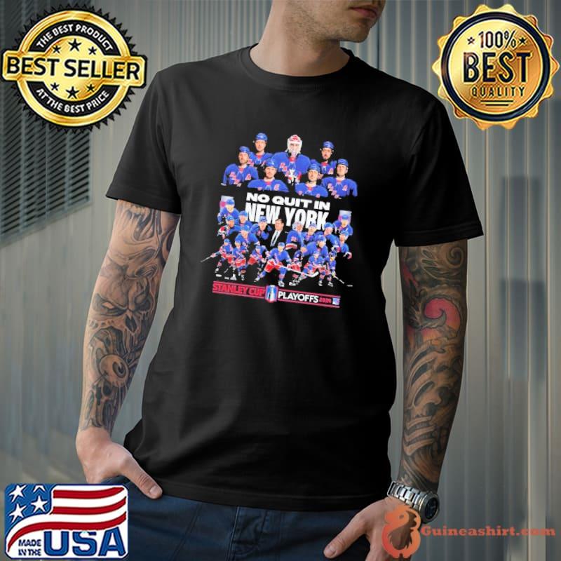 Official 2024 Stanley Cup Playoffs No Quit In New York Rangers Shirt