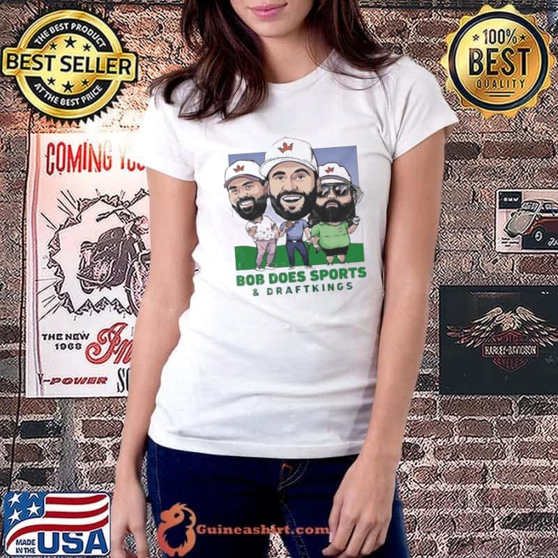 Official draftkings X Bob Does Sports Shirt