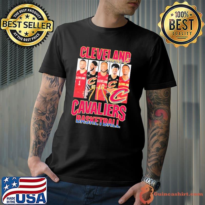 Original Cleveland Cavaliers Basketball Team Starting 5 2024 Season Shirt