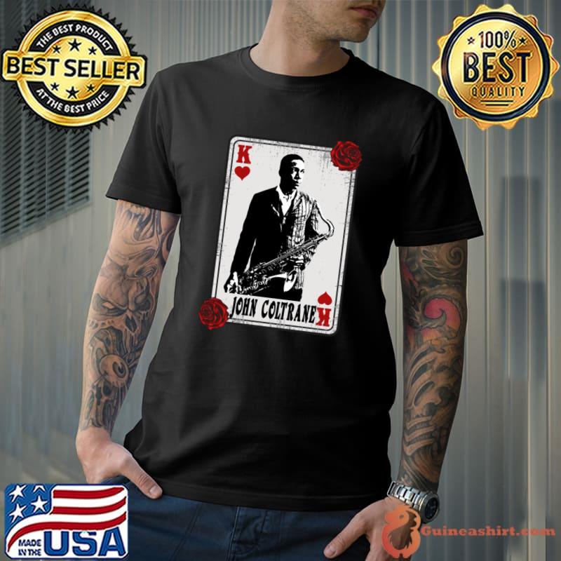 Original vintage Card John Coltrane African-American jazz saxophonist bandleader composer T-Shirt Unisex