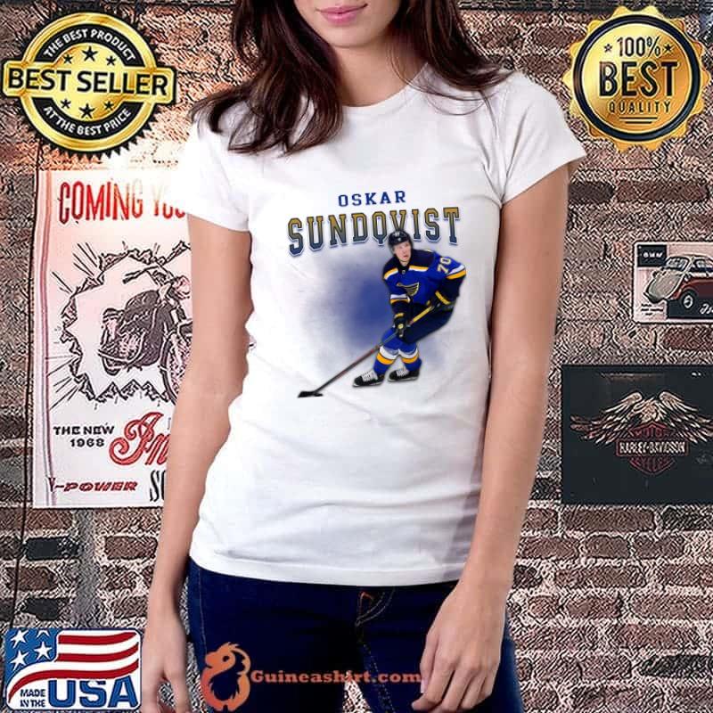 Oskar Sundqvist Swedish professional ice hockey centre for the St. Louis Blues T-Shirt