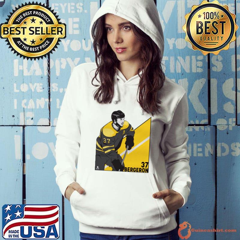 Patrice Bergeron Canadian former professional ice hockey centre Boston Angle T-Shirt Hoodie