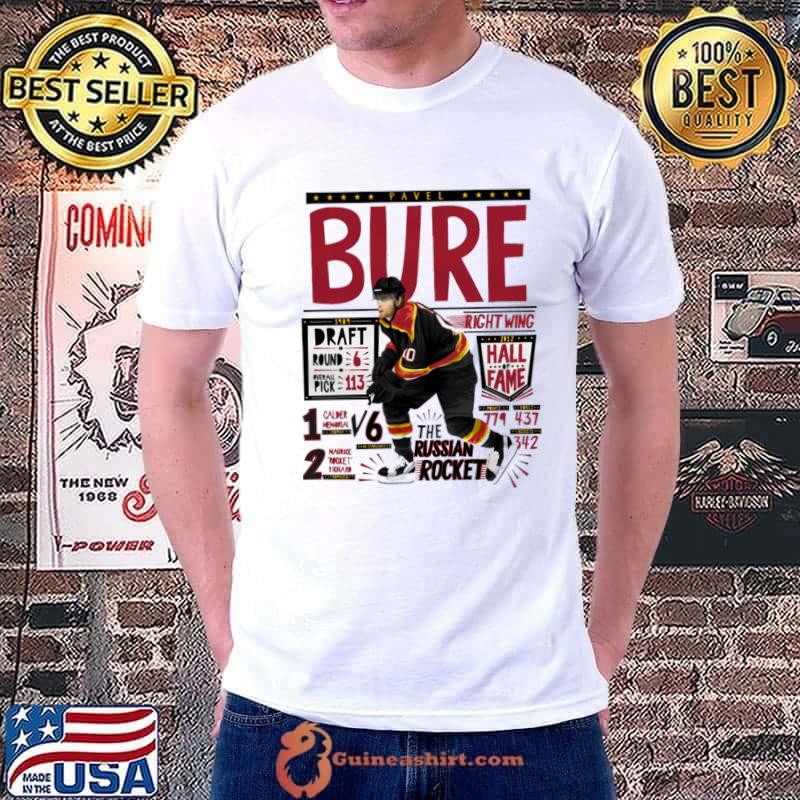 Pavel Bure Russian former professional ice hockey Vancouver Stats T-Shirt