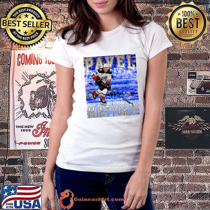 Pavel Mintyukov Russian professional ice hockey defenseman currently Anaheim Ducks T-Shirt
