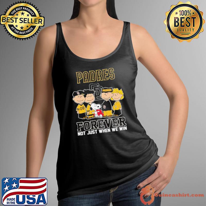 Peanuts San Diego Padres Forever Fan Not Just When We Win 2024 Shirt
