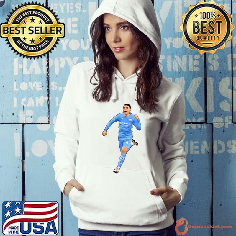 Phil Foden #46 Celebrates English professional footballer T-Shirt Hoodie