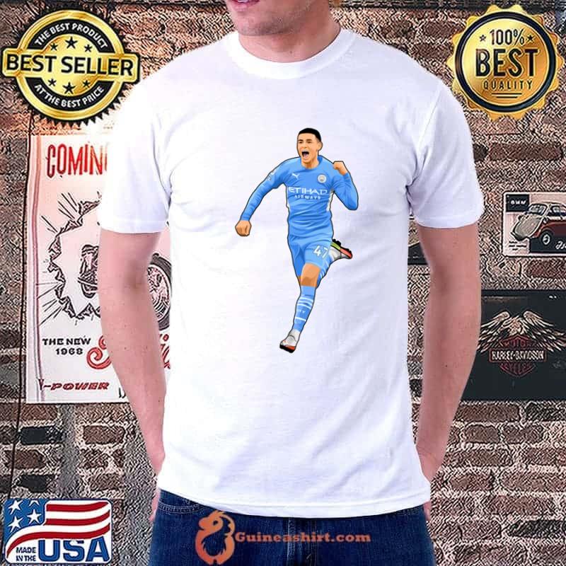 Phil Foden #46 Celebrates English professional footballer T-Shirt