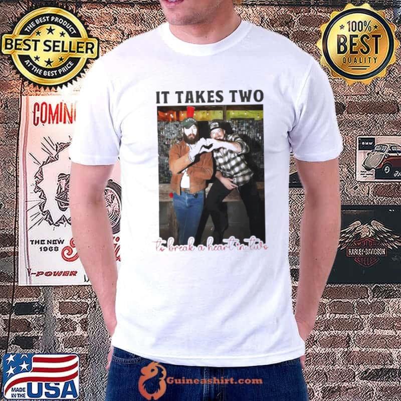 Post Malone Morgan Wallen it takes two to break a heart in two s Unisex