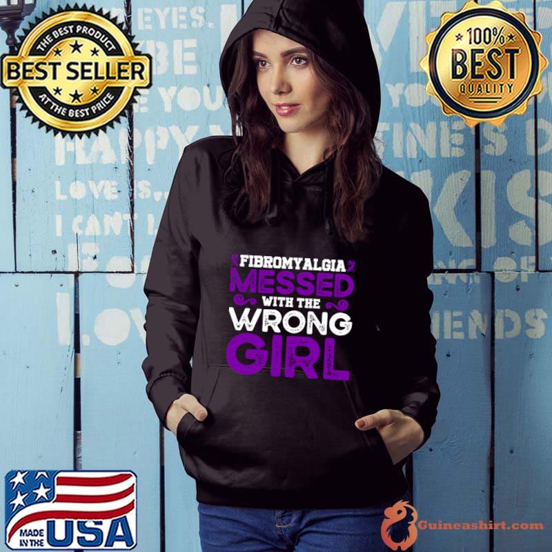 Premium fibromyalgia Warrior Girls Fibromyalgia Awareness T-Shirt Hoodie