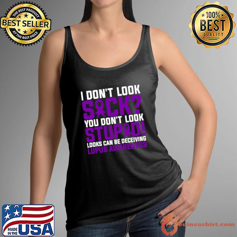 Premium lupus Warrior Lupus Awareness Looks Can Be Deceiving T-Shirt