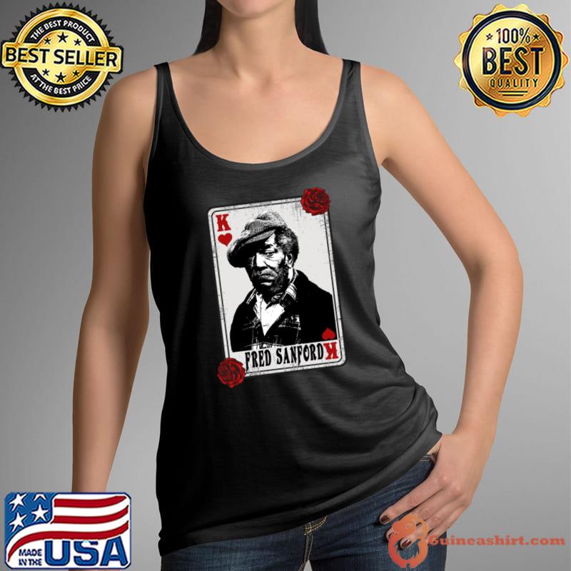 Premium vintage Card Fred Sanford fictional character portrayed T-Shirt