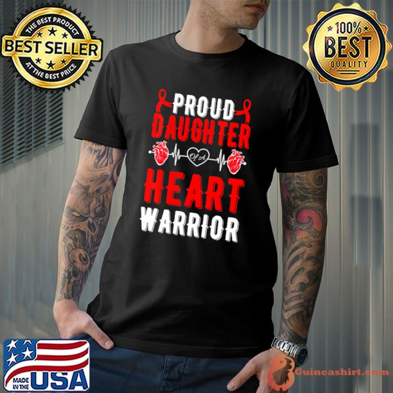 Proud Daughter Of A Heart CHD Awareness T-Shirt