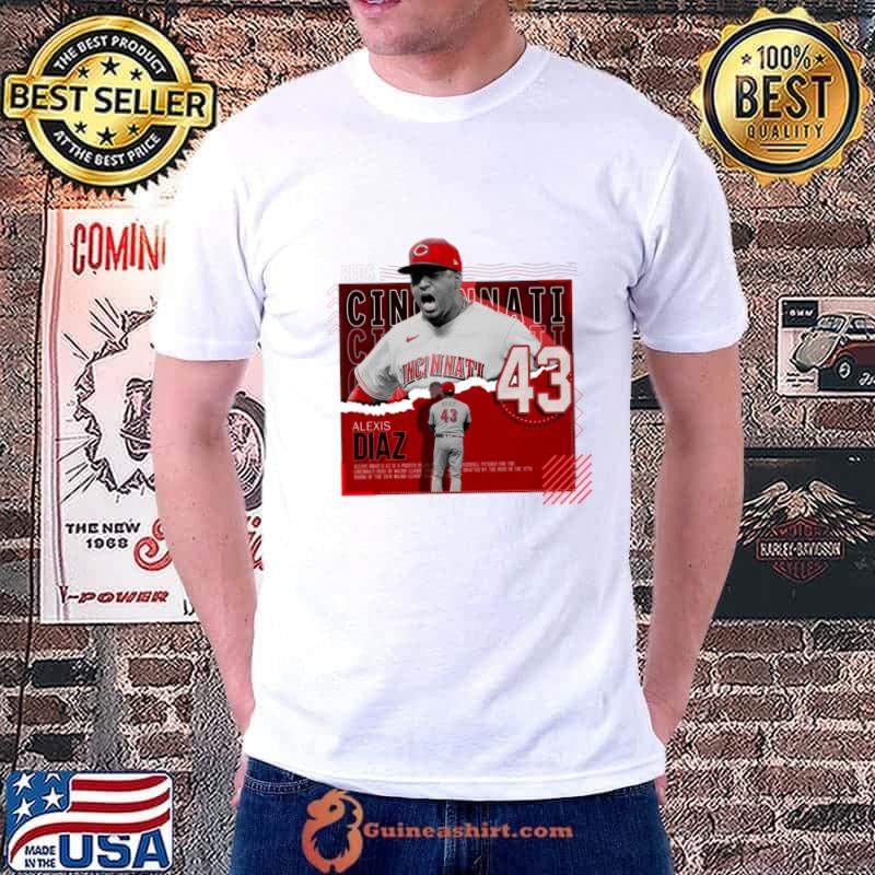 Puerto Rican professional baseball pitcher for Cincinnati Reds alexis diaz baseball T-Shirt
