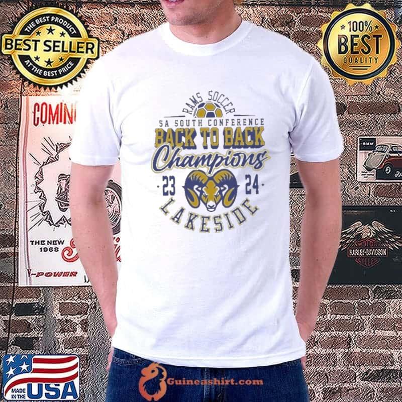 Ram Soccer 5A South Conference Back To Back Champions 2023 2024 Lakeside Shirt