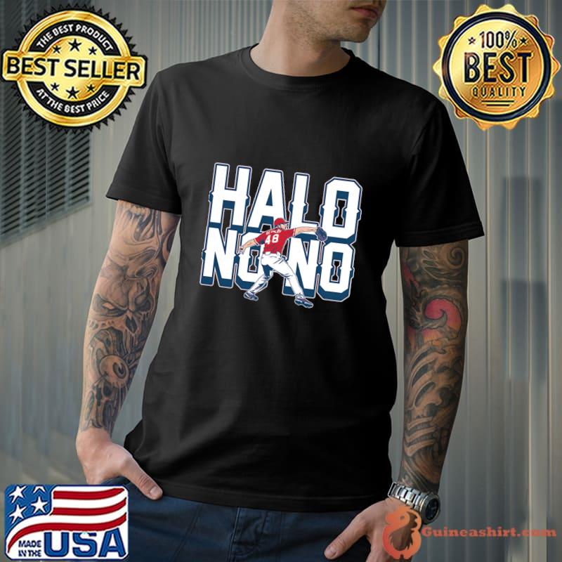 Reid Detmers American professional baseball pitcher Halo No-No T-Shirt