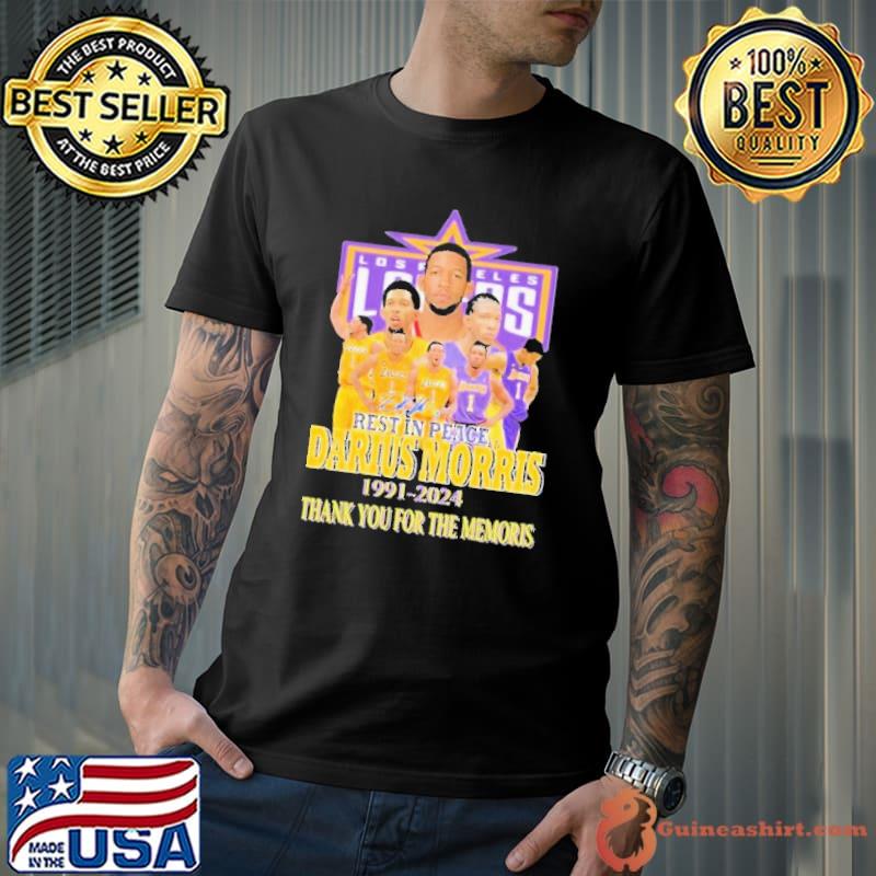 Rest In Peace Darius Morris 1991-2024 Thank You For The Memories Shirt Unisex