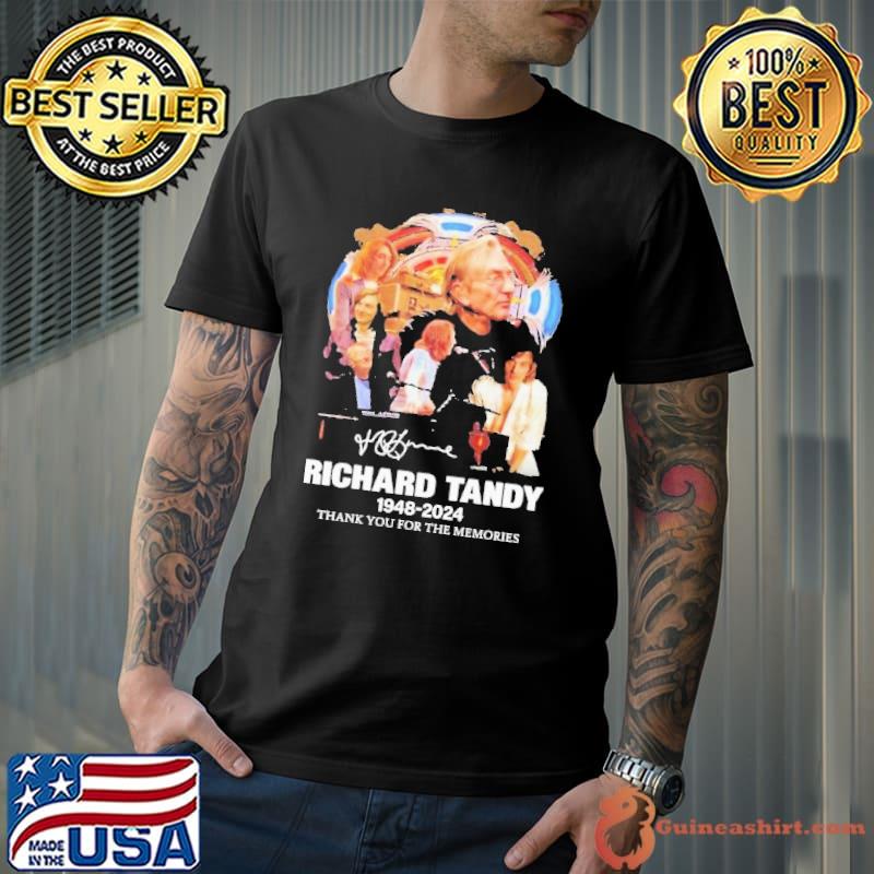 Richard Tandy 1948-2024 Thank You For The Memories Signature Shirt