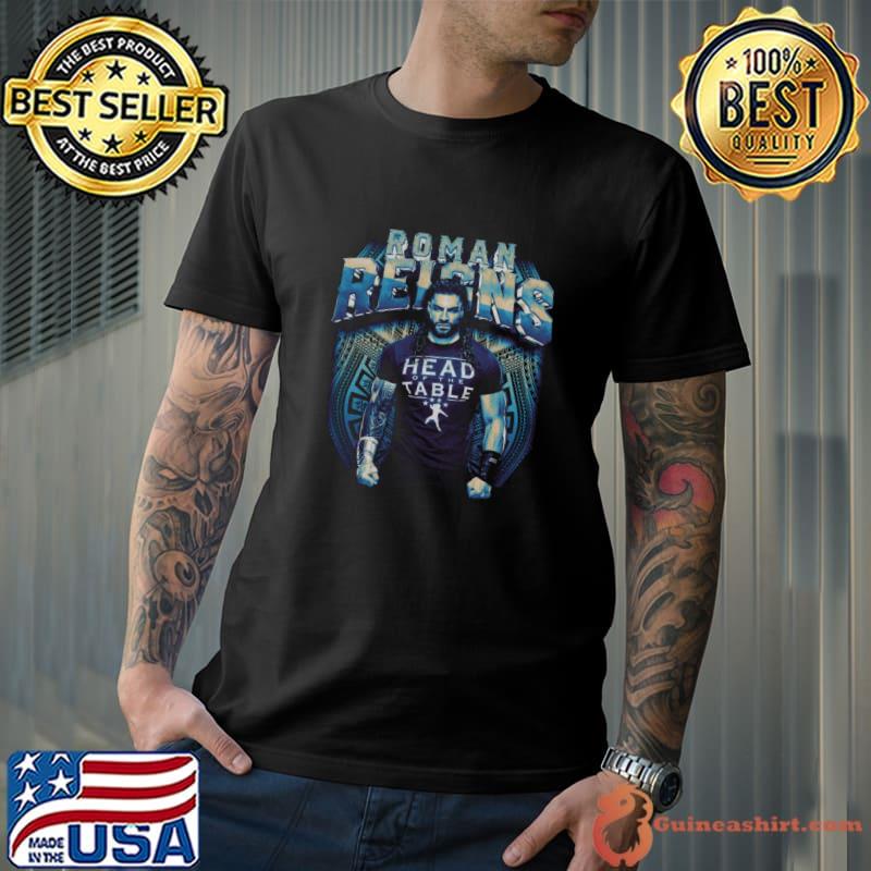 Roman Reigns Retro Bitmap American professional wrestler T-Shirt