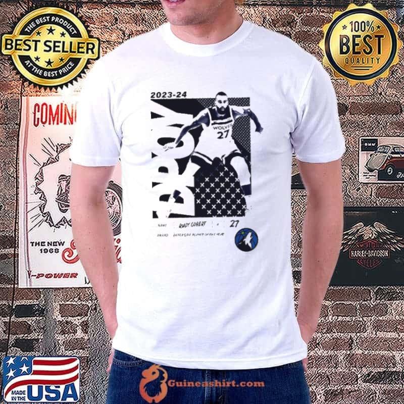 Rudy Gobert Minnesota Timberwolves 2024 NBA Defensive Player of the Year shirt