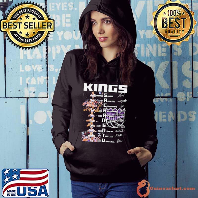 Sacramento Kings Basketball The All-star Squad Signatures s Hoodie