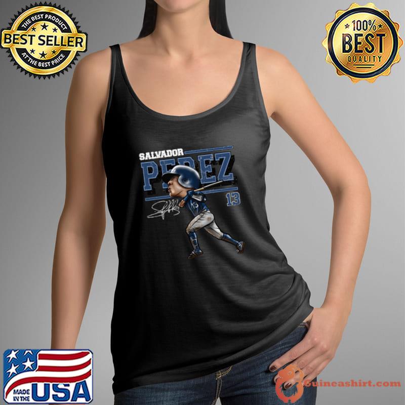 Salvador Perez Kansas City Cartoon Venezuelan-American professional baseball catcher T-Shirt