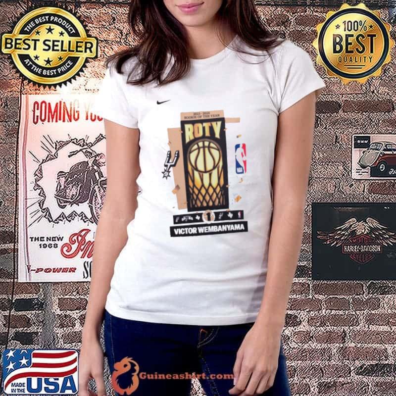 San Antonio Spurs 2024 Rookie of the Year Victor Wembanyama shirt