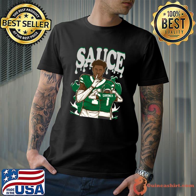 Sauce Gardner Cartoon American football cornerbackT-Shirt