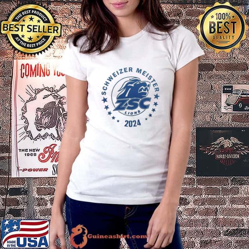 Schweizer Meister ZSC Lions 2024 Logo Shirt