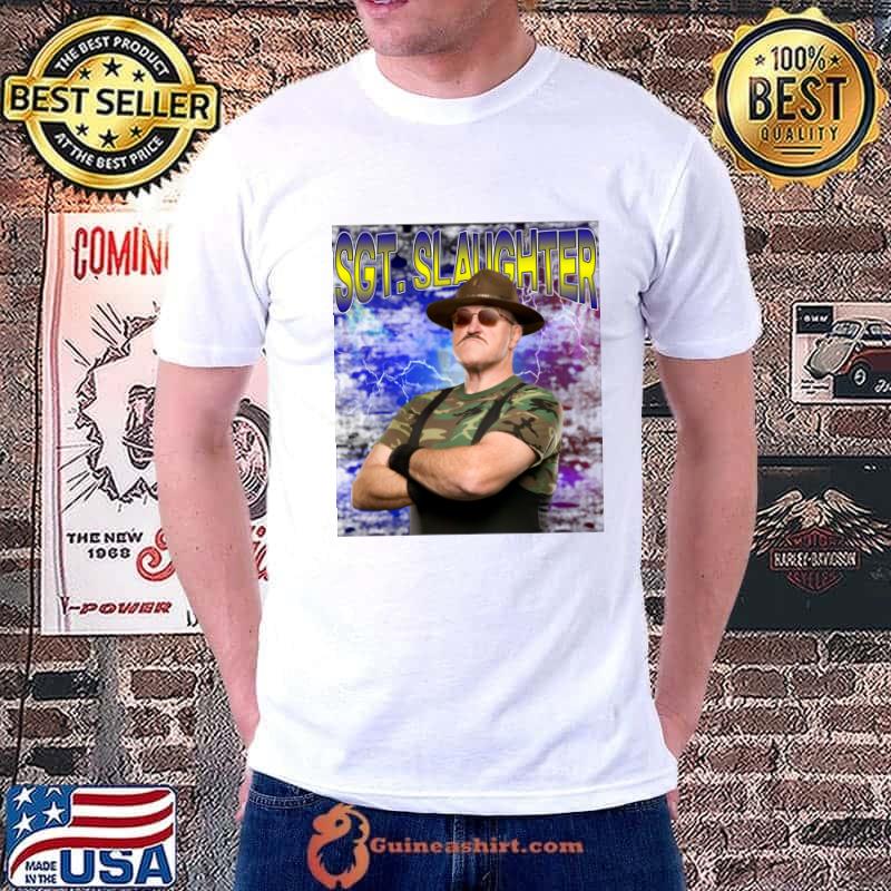SGT. SLAUGHTER American voice actor and retired professional wrestler T-Shirt