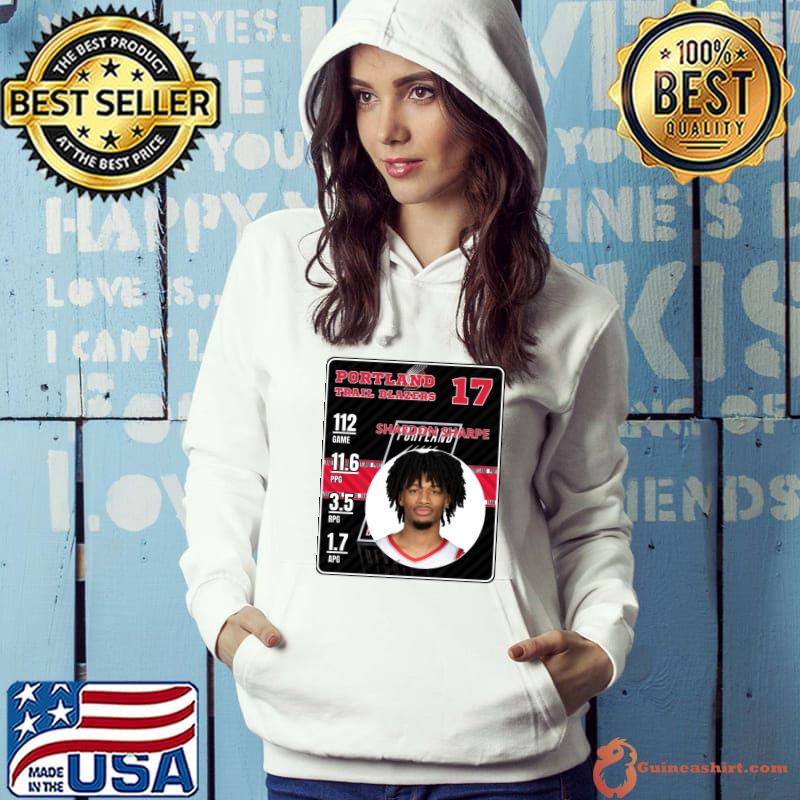 Shaedon Sharpe Canadian professional basketball Portland Trail Blazers T-Shirt Hoodie