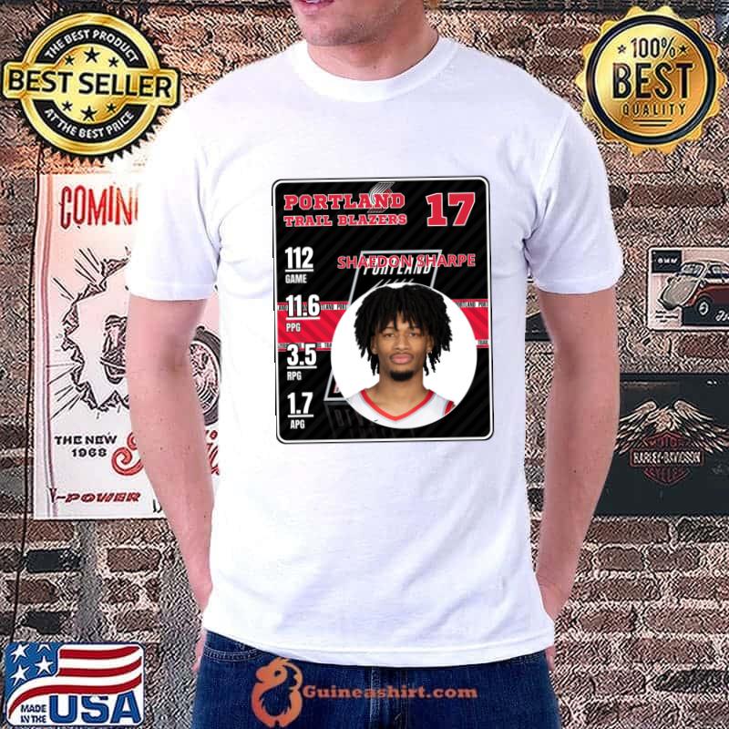 Shaedon Sharpe Canadian professional basketball Portland Trail Blazers T-Shirt
