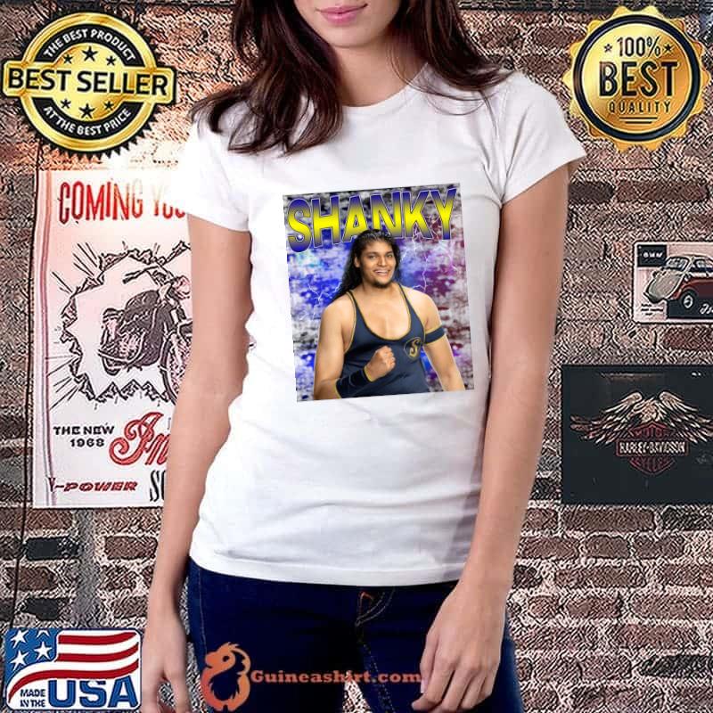 SHANKY Indian professional wrestler performed under the ring T-Shirt Ladiestee