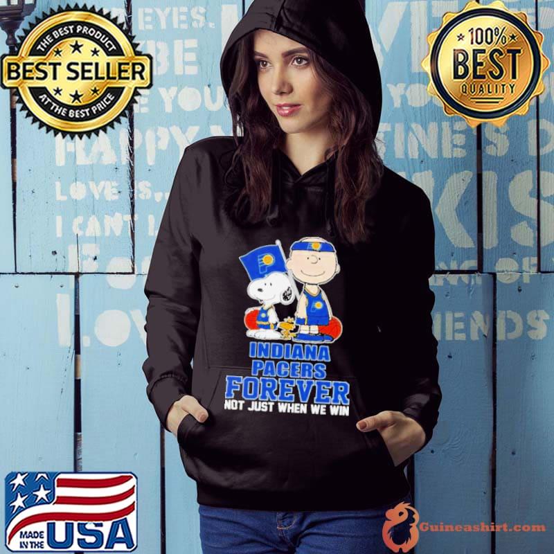 Snoopy Charlie Brown Support Indiana Pacers Forever Fan shirt