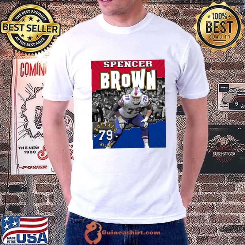 Spencer Brown American football offensive tackle for Buffalo Bills T-Shirt